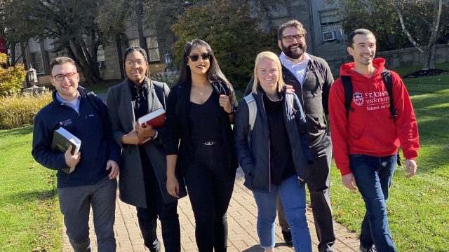 St. John's Law Students Walking
