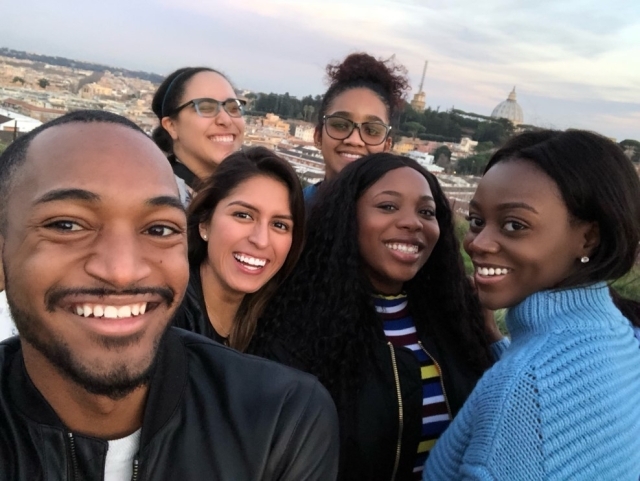 Diverse Group of St. John's Students in New York City