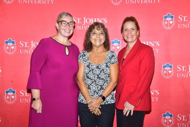 Three graduates from the 2024 Training and Development Certificate Graduation