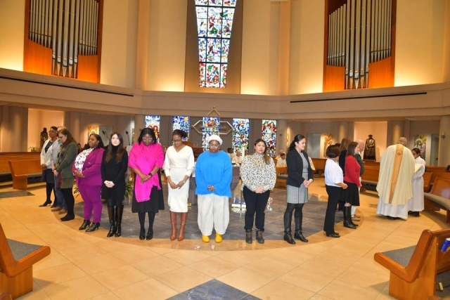 2024 VMC Cohort 13 Graduation group photo in church