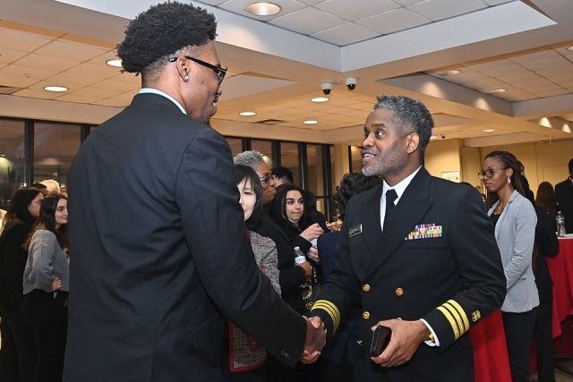 Two men having a conversation