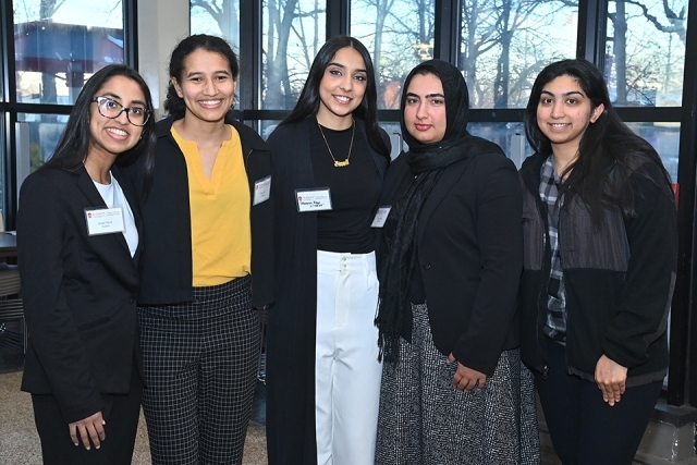 Group of female CPHS students pose for a photo
