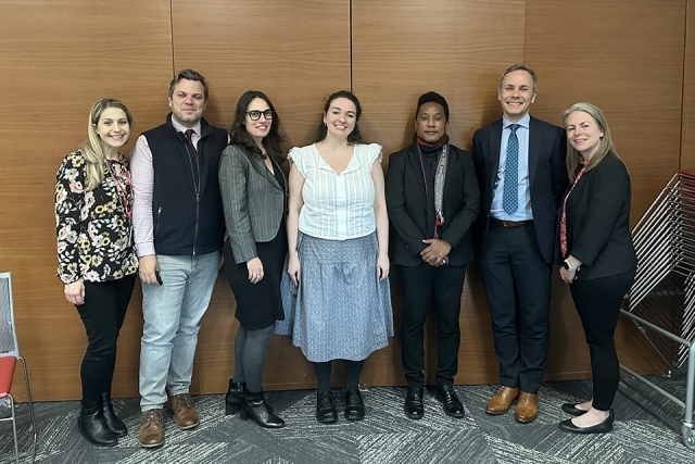 Group of people posing for a photo
