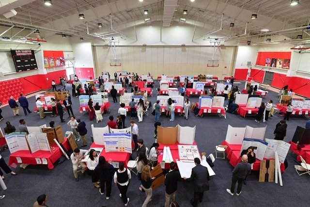 overhead shot of 2024 Student Research Conference