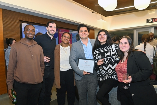 St. John's community members pose for a group photo