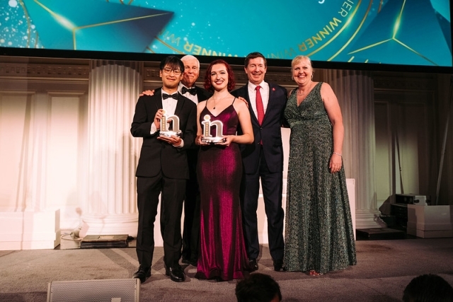 Abigail O’Neill and William Lai, St. John's University Students receive award