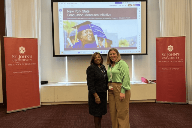 On Thursday, October 17, The School of Education and the New York State Blue Ribbon Commission on Graduation Measures co-hosted the Proposed Transformations in Graduation Forum. 