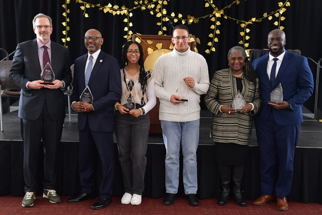 MLK Dinner honorees pose for group photo