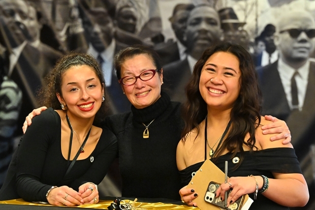 MLK Dinner attendees pose for group photo