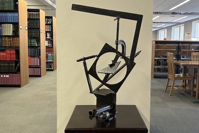  Vincent Michael Poast Sculpture in St. John's Library