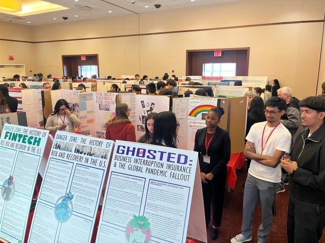 Students present posters!