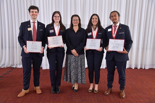 President’s Society holding certificates