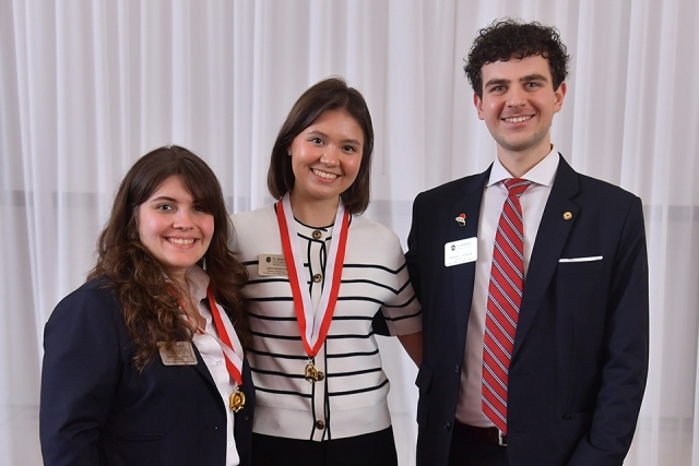 President’s Society posing together for photo