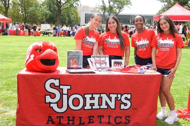 Student Athletes at the SJU Activities Fair