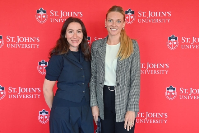 Two women smiling for picture