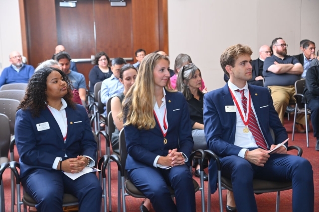 President's Society members seated