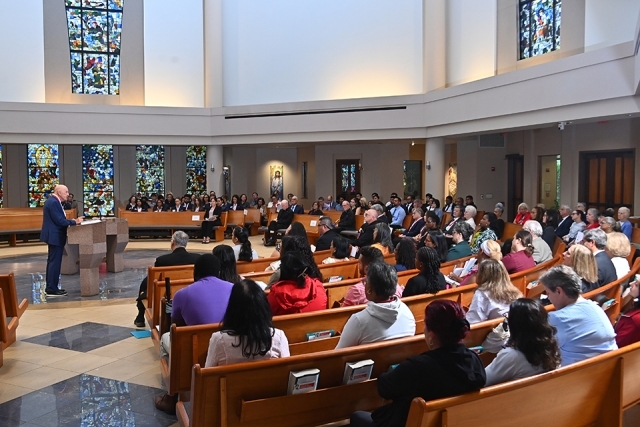 Mass in St. Thomas More Church