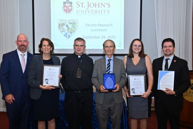 Faculty Research award winners and honorees