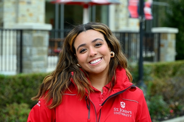 Student ambassador smiling