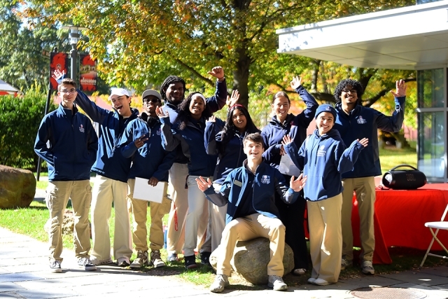 Group of people outside