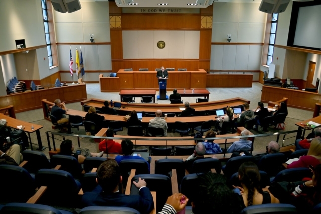 Overhead view of Vincentian Heritage Lecture