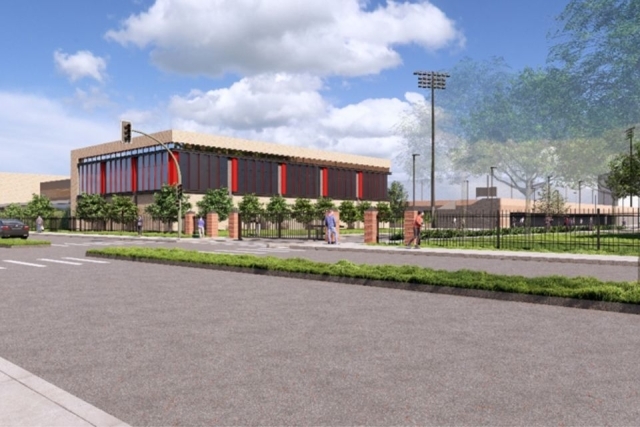 Basketball facility rendering 960 x 640