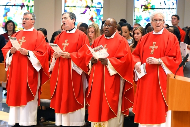 Rev. Stephen Bicsko, C.M. and priests 