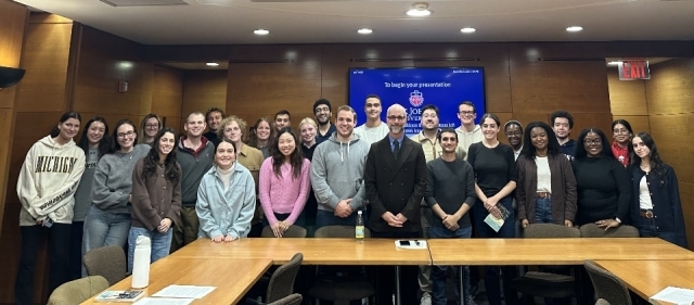 Participants in Mattone Center for Law and Religion's Fall Reading Group.