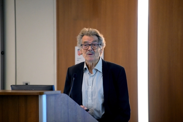 Speaker at the podium