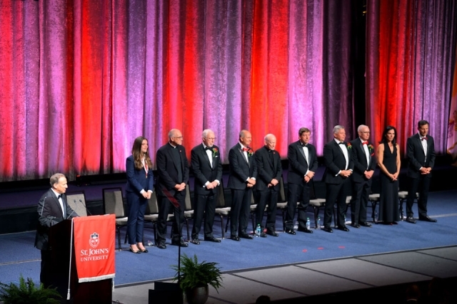 Honorees onstage 