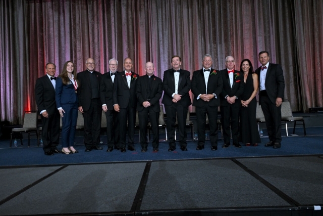 Honorees onstage together 