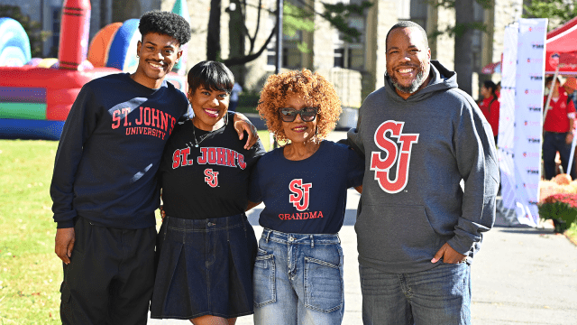 A St. John's family enjoying StormFest