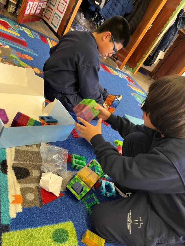 Children at Father Vincent Capodanno Catholic Academy