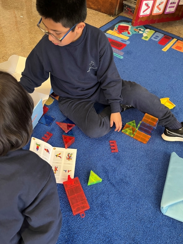 Children at Father Vincent Capodanno Catholic Academy