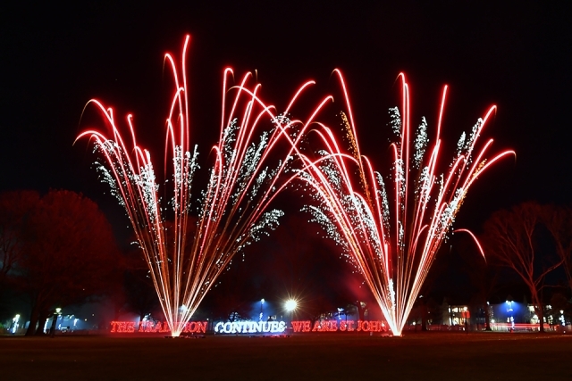 Fireworks on the Queens Campus