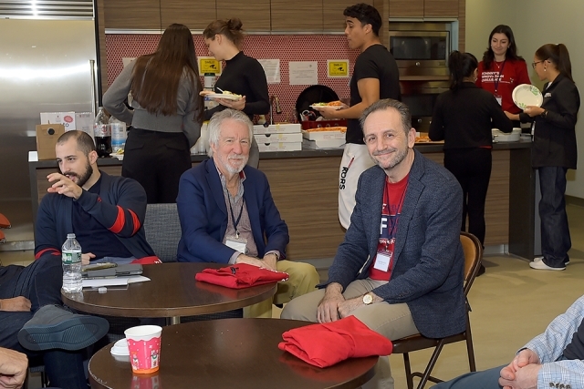 Dean Iandoli with some people at the Johnny's Innovation Challenge