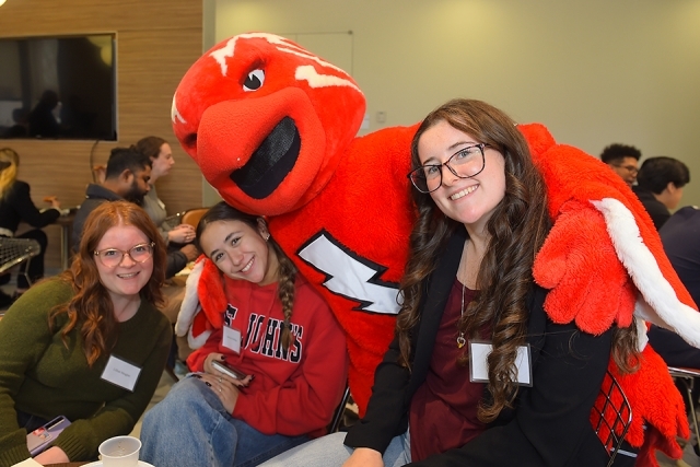 Johnny Thunderbird and students at Johnny's Innovation Challenge