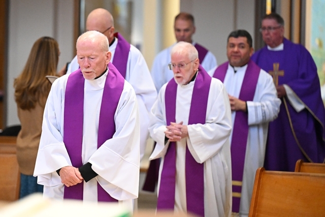 Fr. Shanley and others processing into church