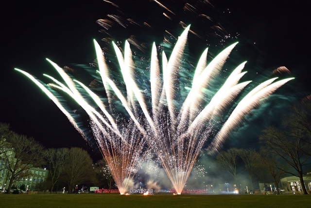 Fireworks on the Queens Campus