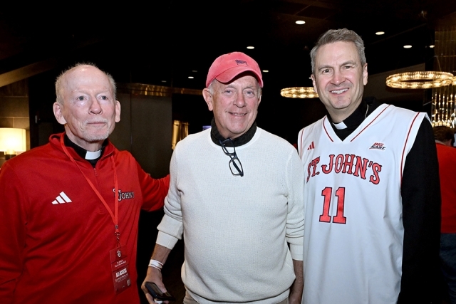 Archbishop Hicks, Fr. Shanley and male