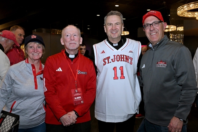 Archbishop Hicks, Fr. Shanley, male and female