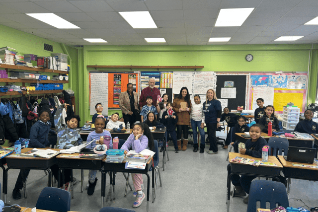 School of Education Celebrates Catholic Schools Week with Special Gift to Our Lady of Victory Catholic Academy