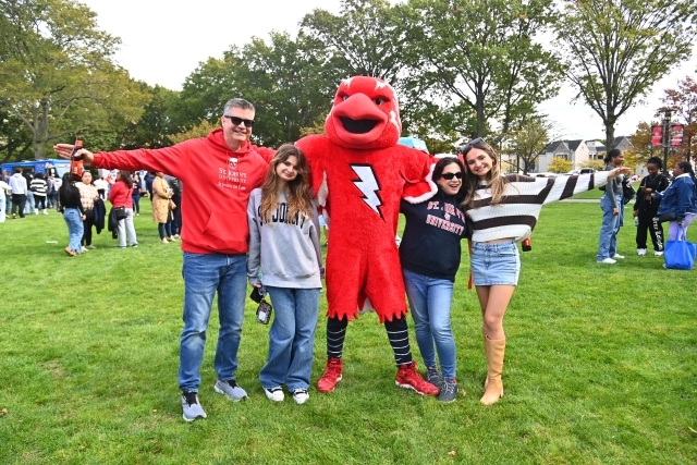 Four people with Johnny Thunderbird