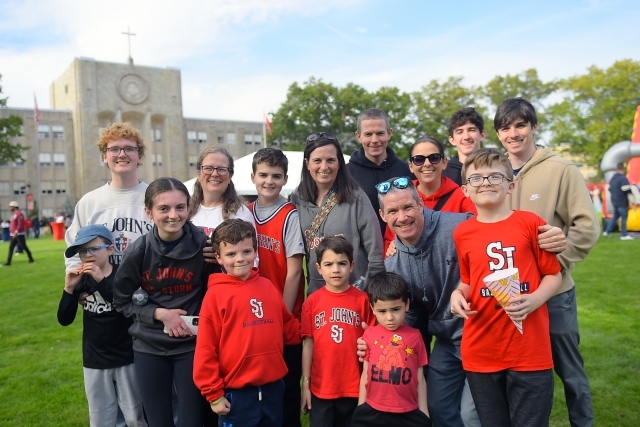 Group shot on the Great Lawn with adults and children