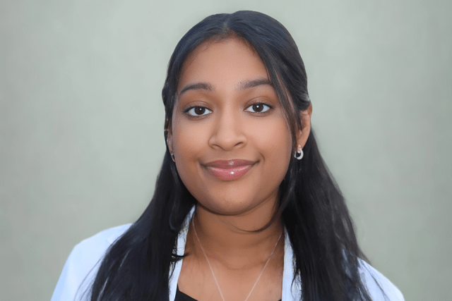 Kharissa Seepersaud, a Pharm.D. candidate in the College of Pharmacy and Health Sciences