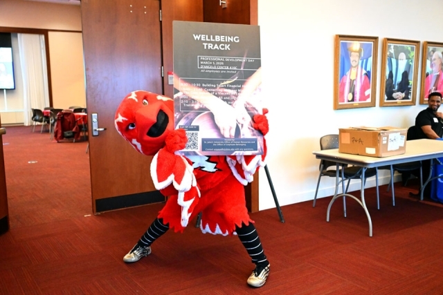 St. John's University Red Storm mascot 