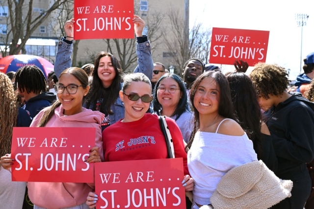St. John's alumni and friends attending Red Storm send-of event 