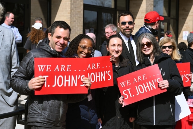 St. John's alumni and friends attending Red Storm send-of event 