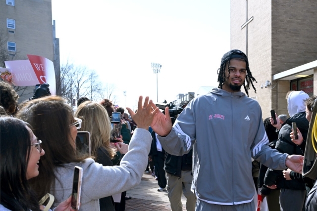 St. John's alumni and friends attending Red Storm send-of event 