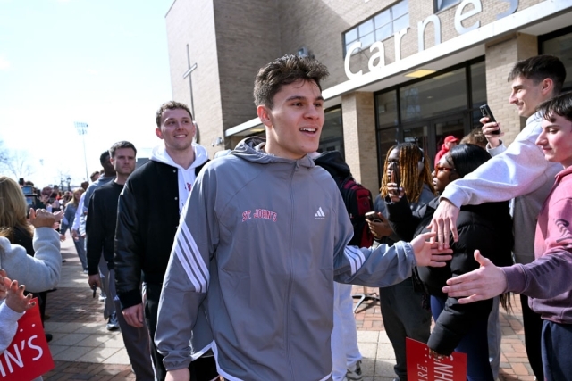 St. John's alumni and friends attending Red Storm send-of event 